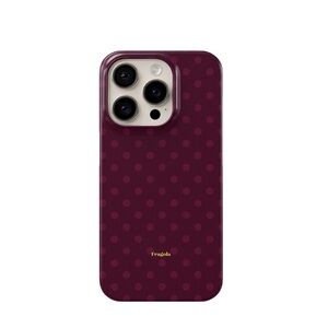 FRAGOLA Purple Polka Dot Phone Case